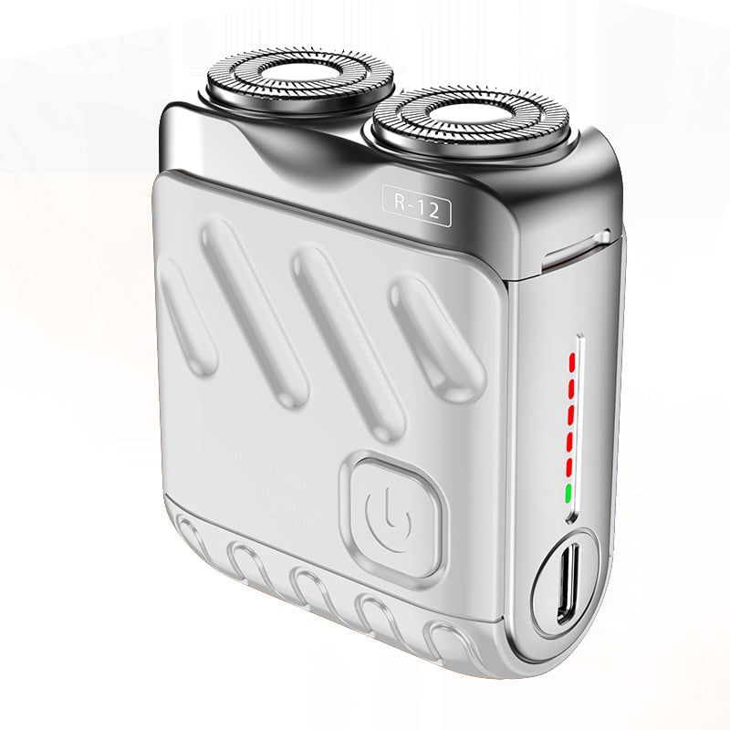 Mini Electric Rotary Dual Ring Pocket Shaver