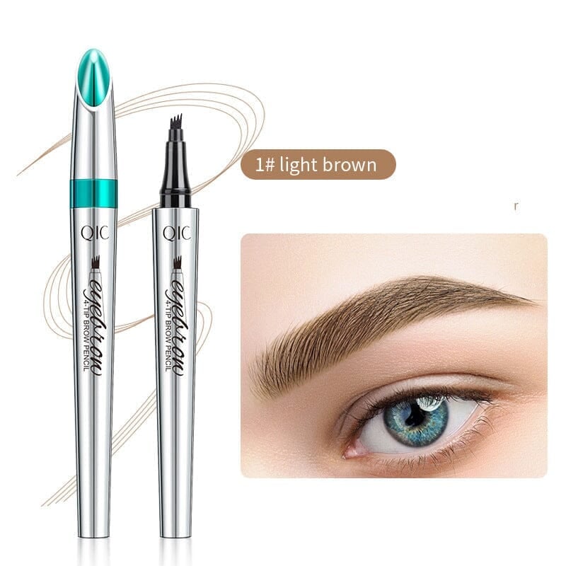 Waterproof Microblading Eyebrow Pen 4 Fork Tip Tattoo Pencil