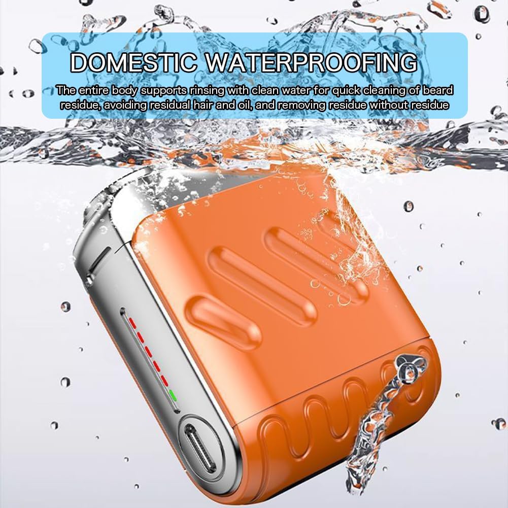 Mini Electric Rotary Dual Ring Pocket Shaver