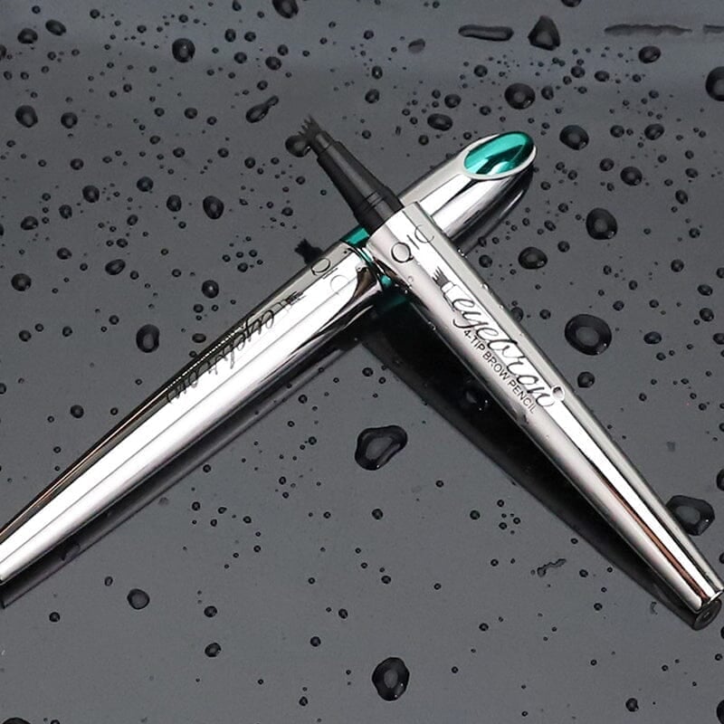 Waterproof Microblading Eyebrow Pen 4 Fork Tip Tattoo Pencil