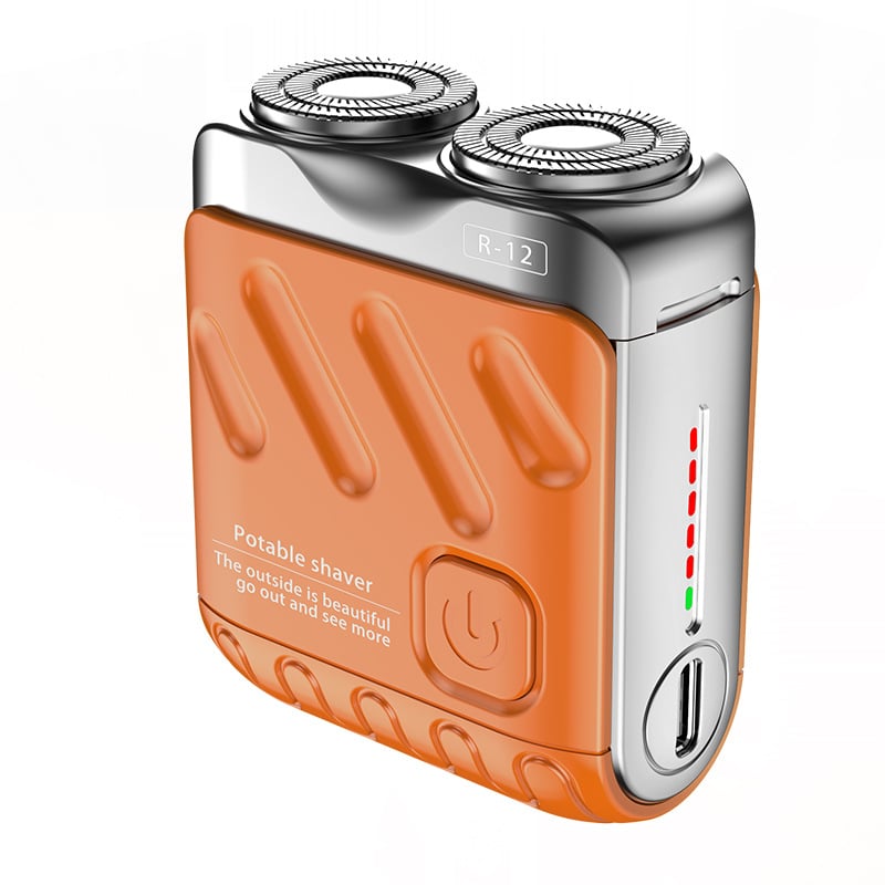 Mini Electric Rotary Dual Ring Pocket Shaver