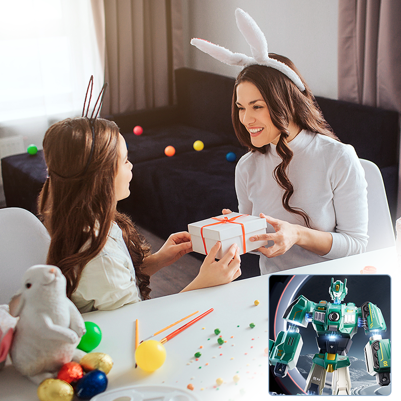 9 in 1 Magnetic Transforming Car & Robot Toy