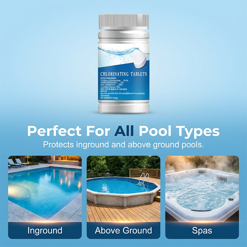 Professional Grade Pool Sanitizer Tablets for Algae Control