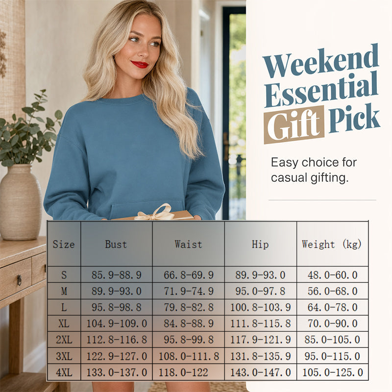 Women's Casual Oversized Crewneck Sweatshirt